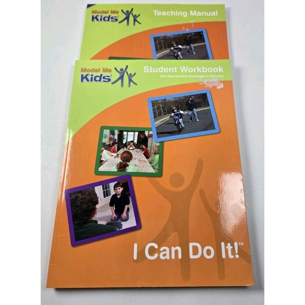 "Model Me Kids " I Can Do It" Manual & Workbook. Skills Autism Asperger. SPED